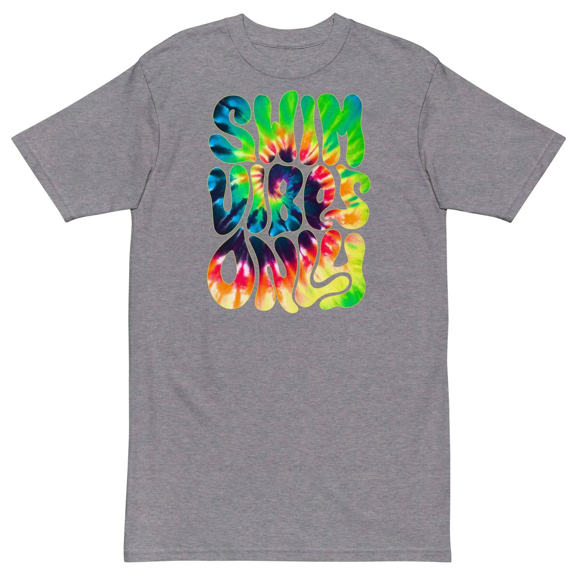 Swim Vibes Only Mens Premium Heavyweight T Shirt