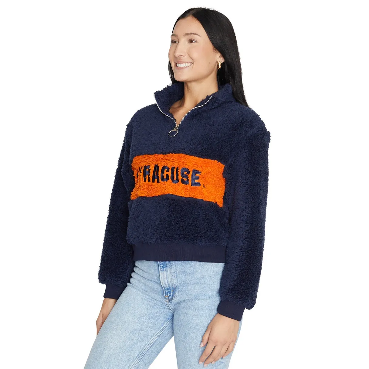 Syracuse Furry Quarter Zip Sweatshirt