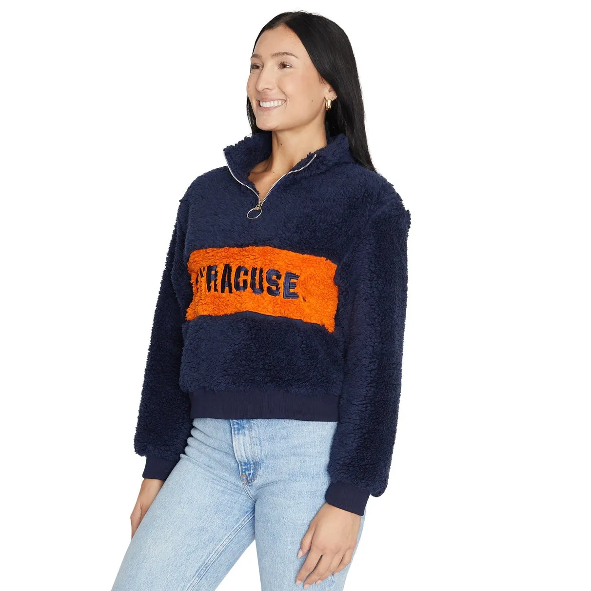 Syracuse Furry Quarter Zip Sweatshirt