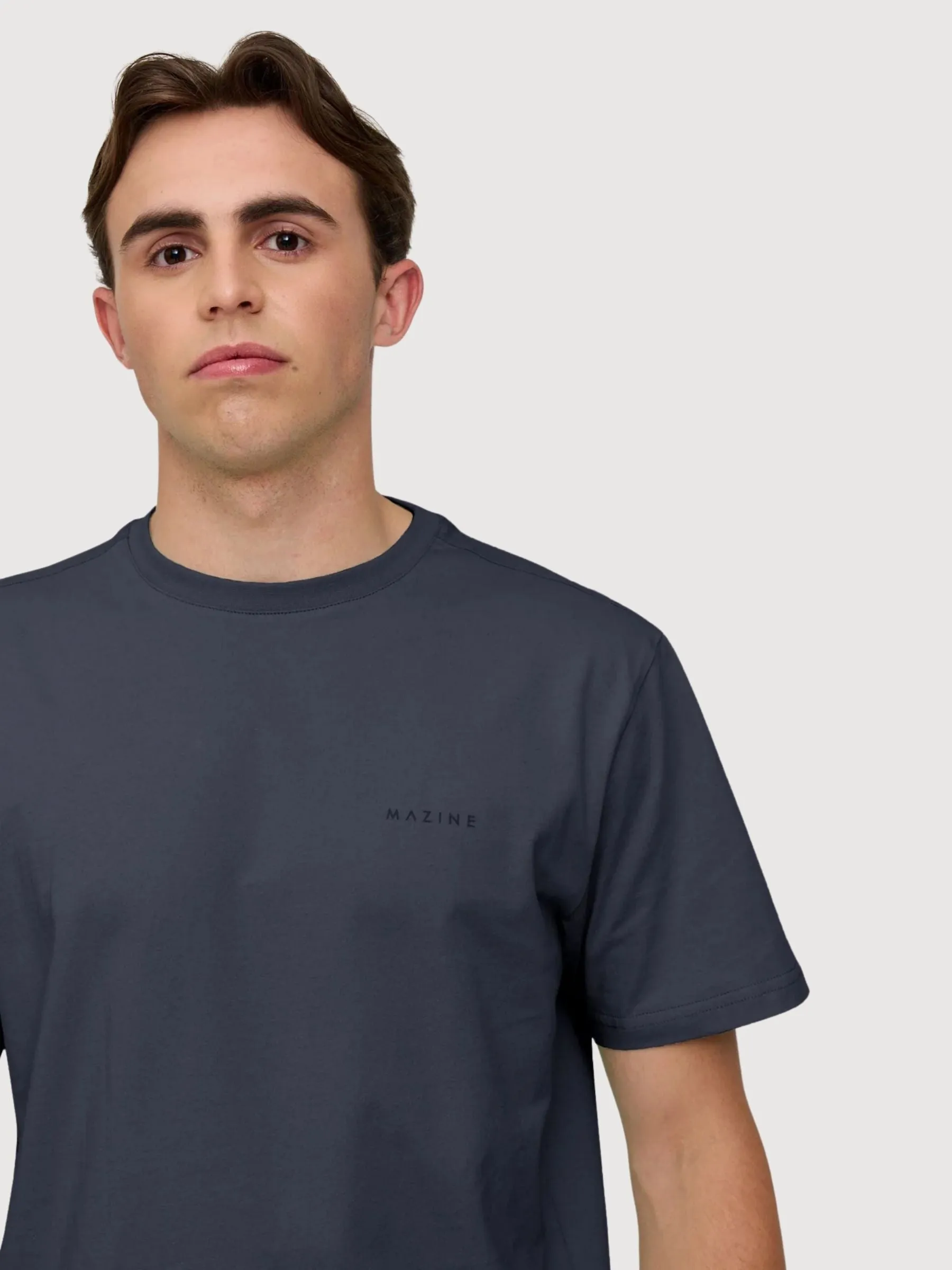 T-Shirt Basic Iris Blue Man | Mazine