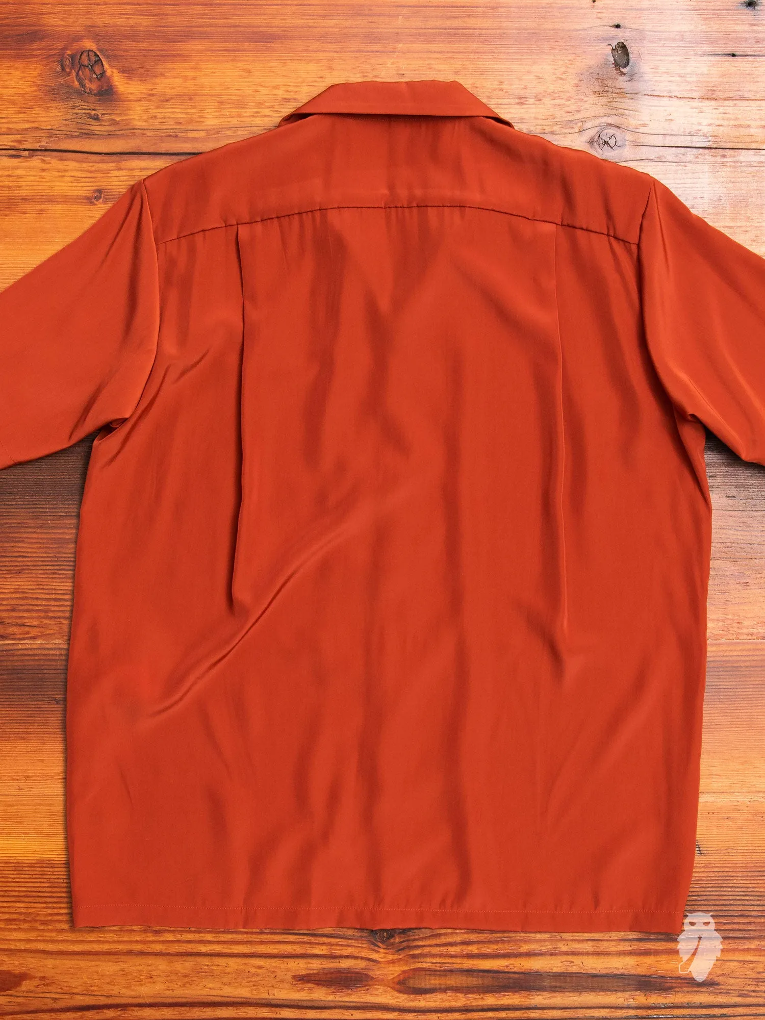 Tailored Hawaiian Shirt in Luminous Orange