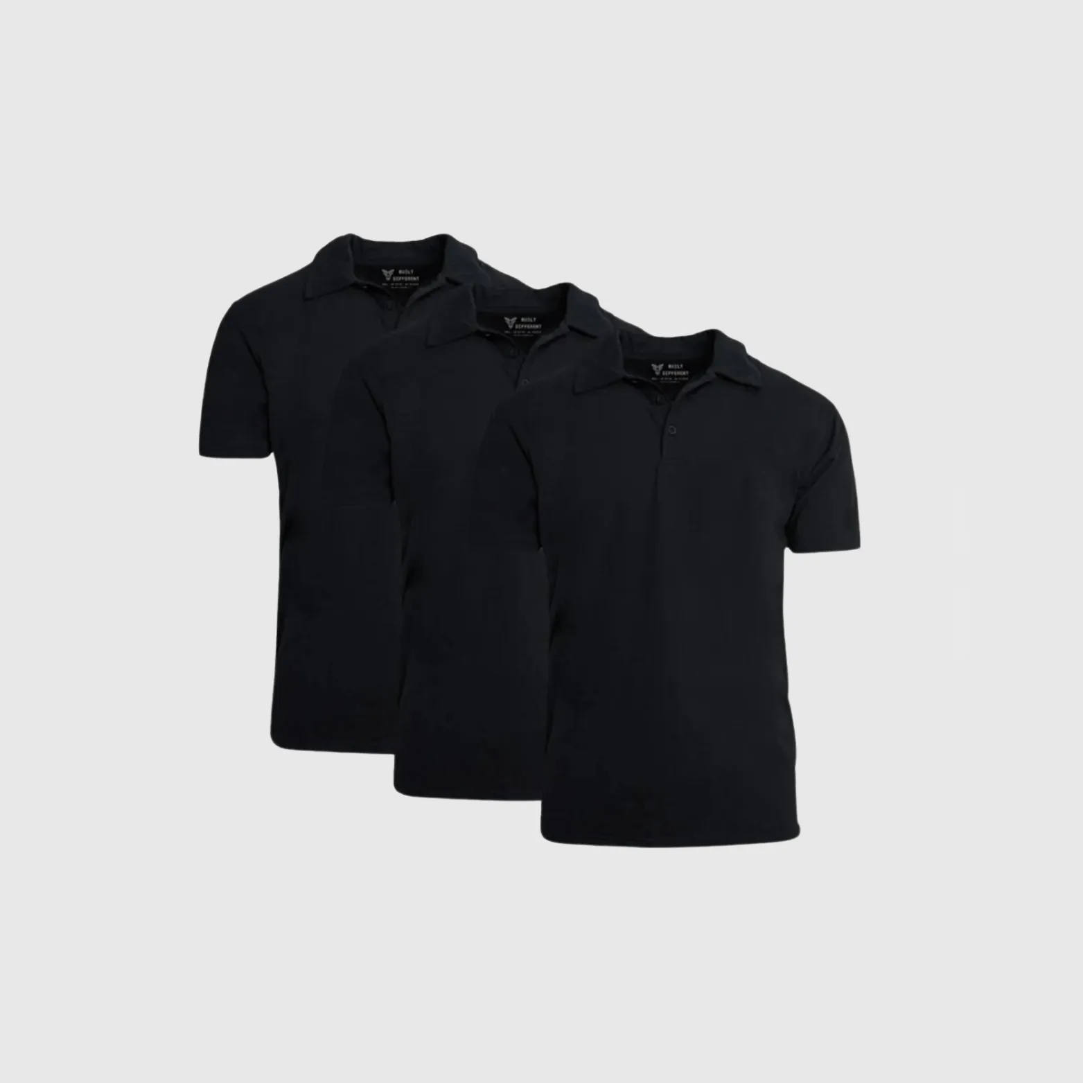 Tall Polo Black 3-Pack