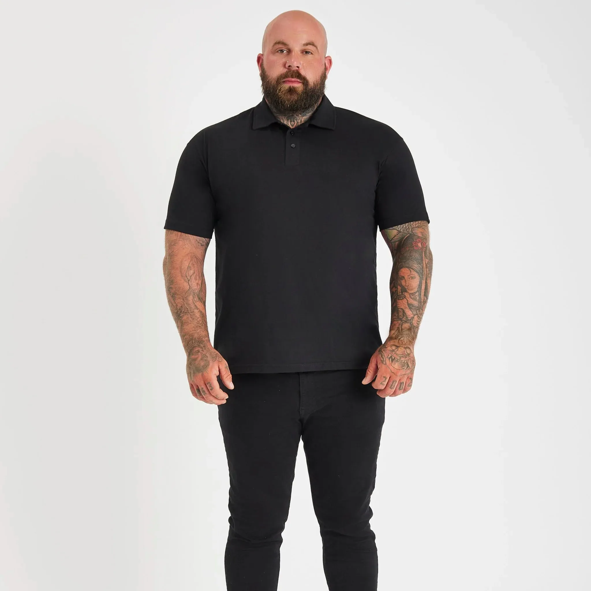 Tall Polo Black 3-Pack