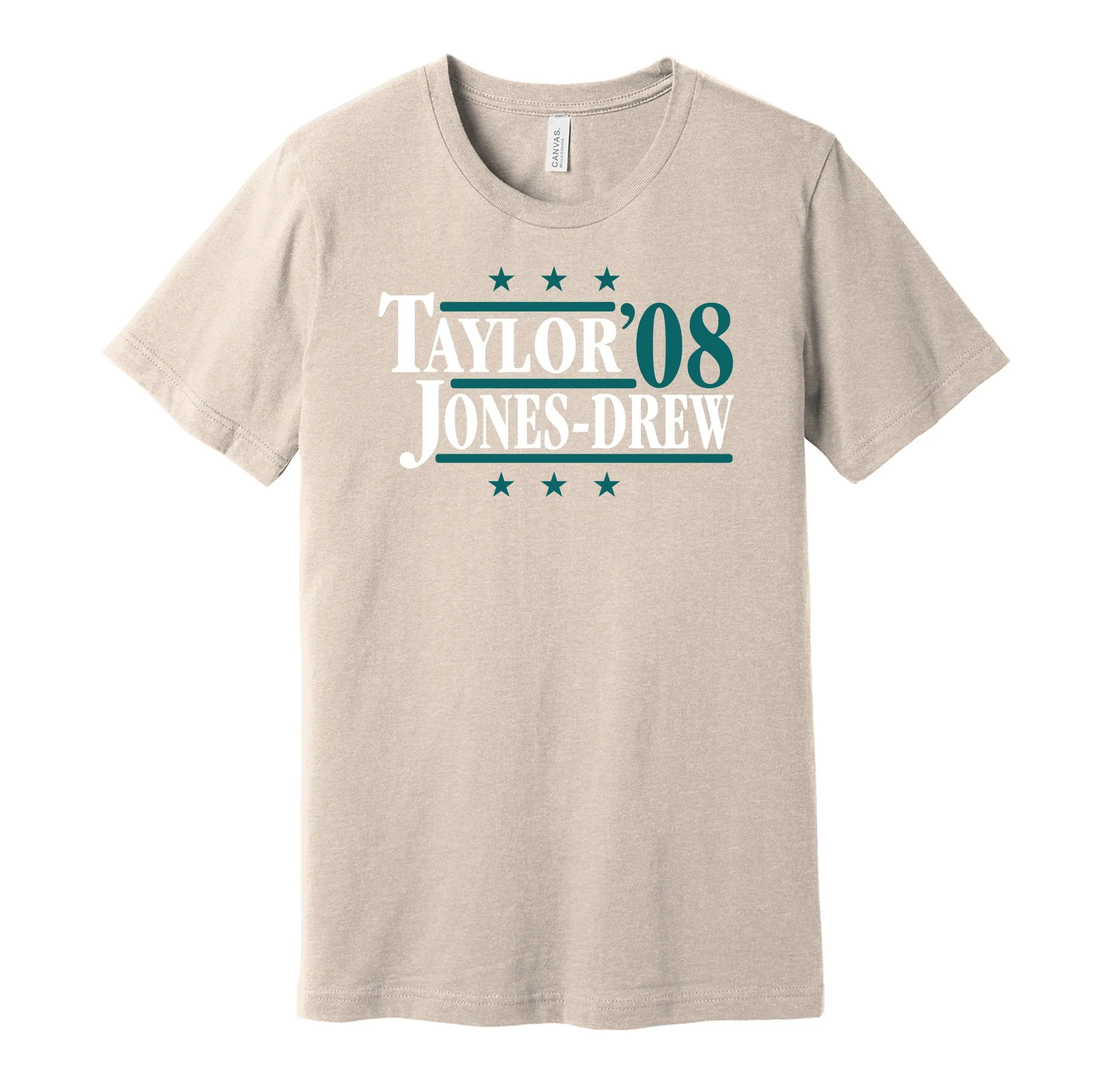 Taylor & Jones-Drew '08 - Jacksonville Football Legends Political Campaign Parody T-Shirt - Hyper Than Hype Shirts