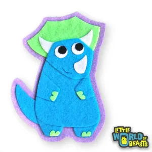 Terence the Triceratops Patch