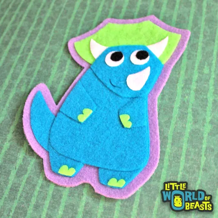 Terence the Triceratops Patch