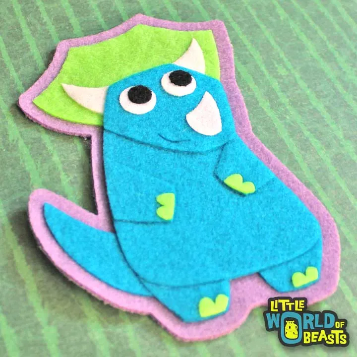 Terence the Triceratops Patch