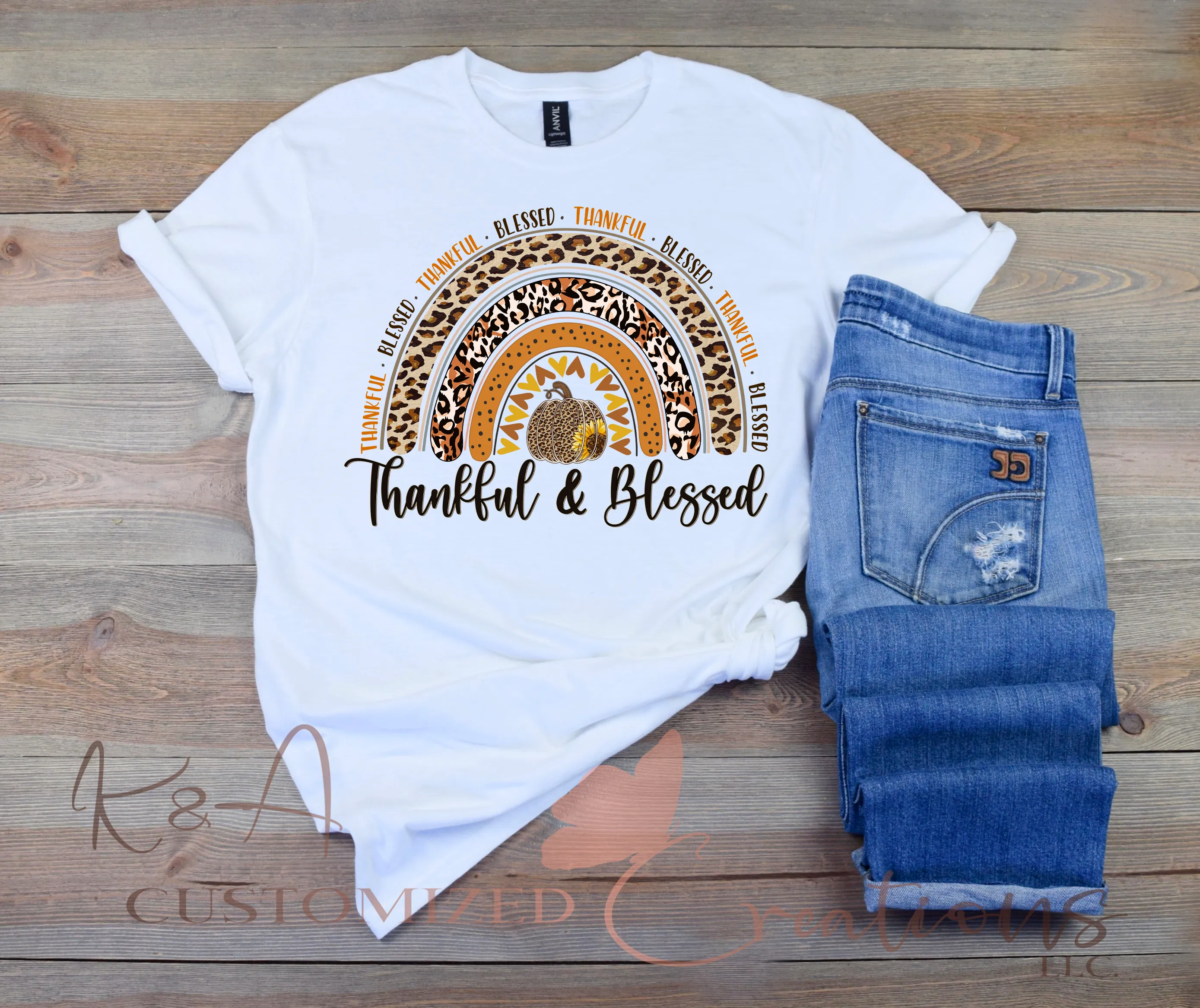Thankful & Blessed Tee