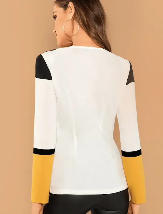 THE COLOR-BLOCK BLAZER
