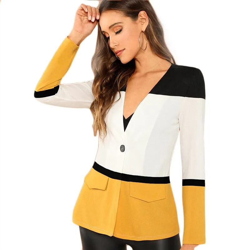 THE COLOR-BLOCK BLAZER