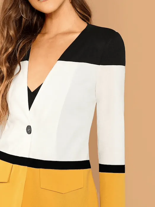 THE COLOR-BLOCK BLAZER