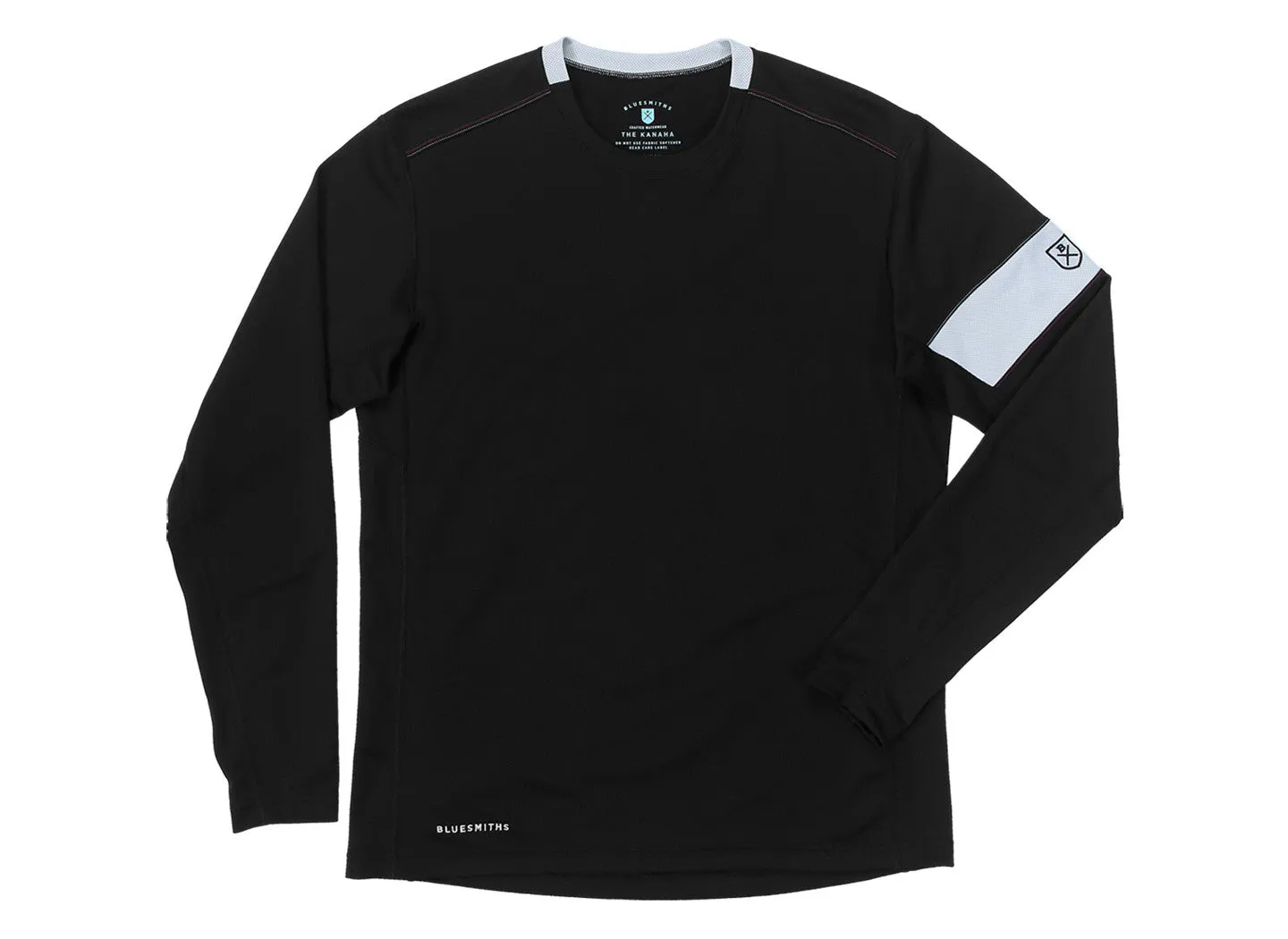 The Kanaha Hydrophobic Shirt for Men - Black (White Rock)