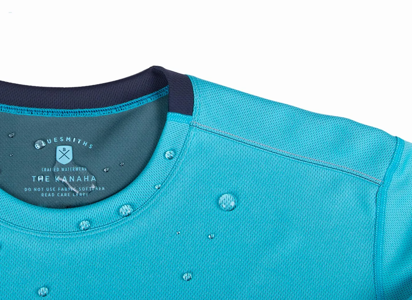 The Kanaha Hydrophobic Shirt for Men - Black (White Rock)