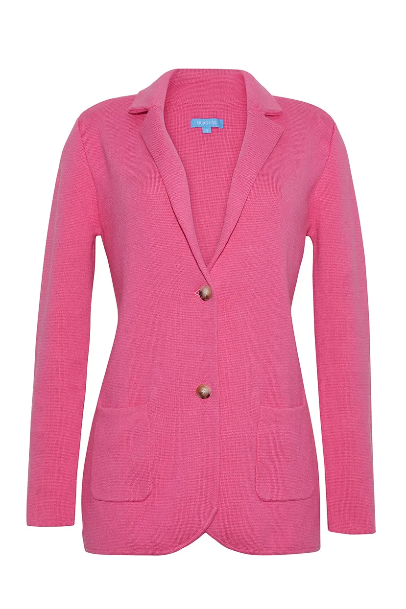 The Milly Knit Blazer | Dragonfruit