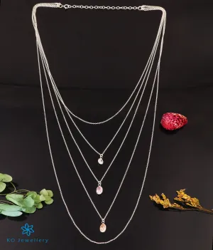 The Stunning Silver 5 Layered Necklace