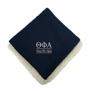 Theta Phi Alpha Sherpa Throw Blanket