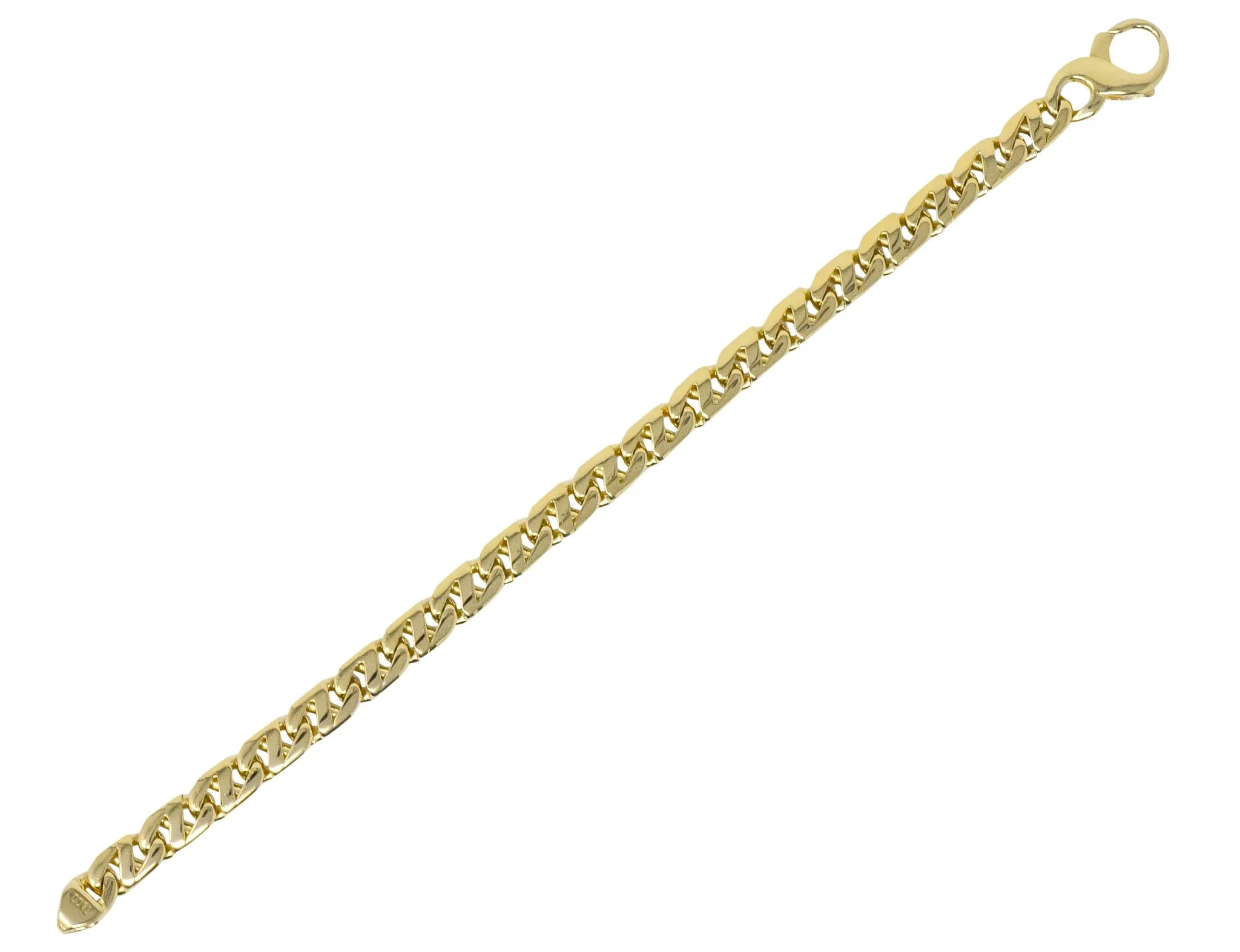Tiffany & Co. 18 Karat Gold Italian Mariner Unisex Link Bracelet