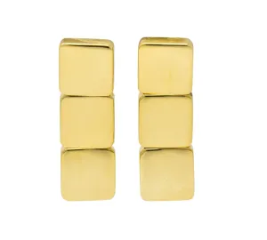 Tiffany & Co. Italy 18 Karat Gold Earrings Circa 2002