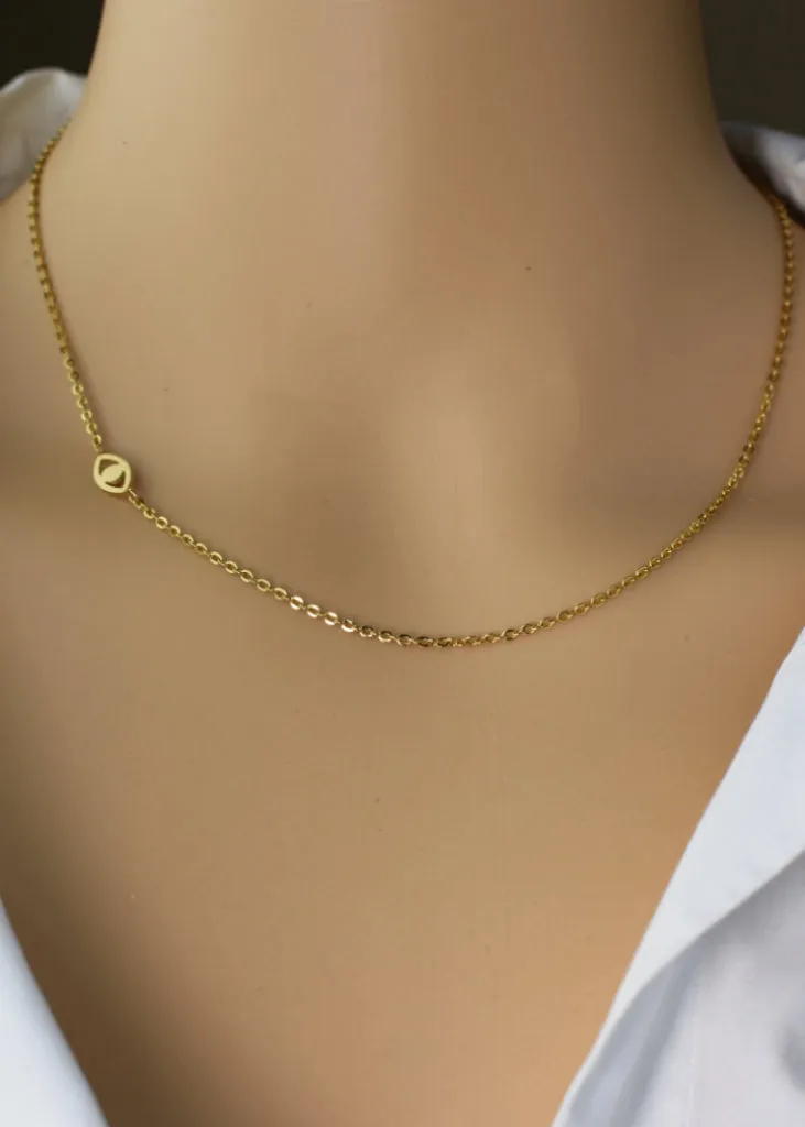 Tiny Evil eye Necklace, Mini Evil Eye Gold Pendant Necklace, Dainty Minimalist Protection necklace, Silver eye necklace, Gold eye
