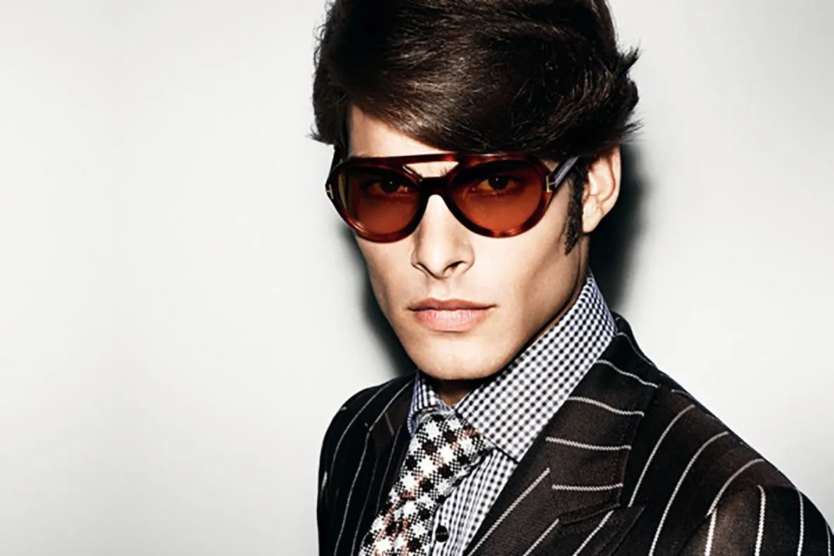Tom Ford Henri Brown Tortoise Aviator TF-141.