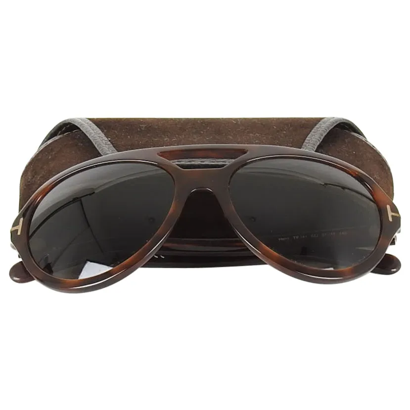 Tom Ford Henri Brown Tortoise Aviator TF-141.
