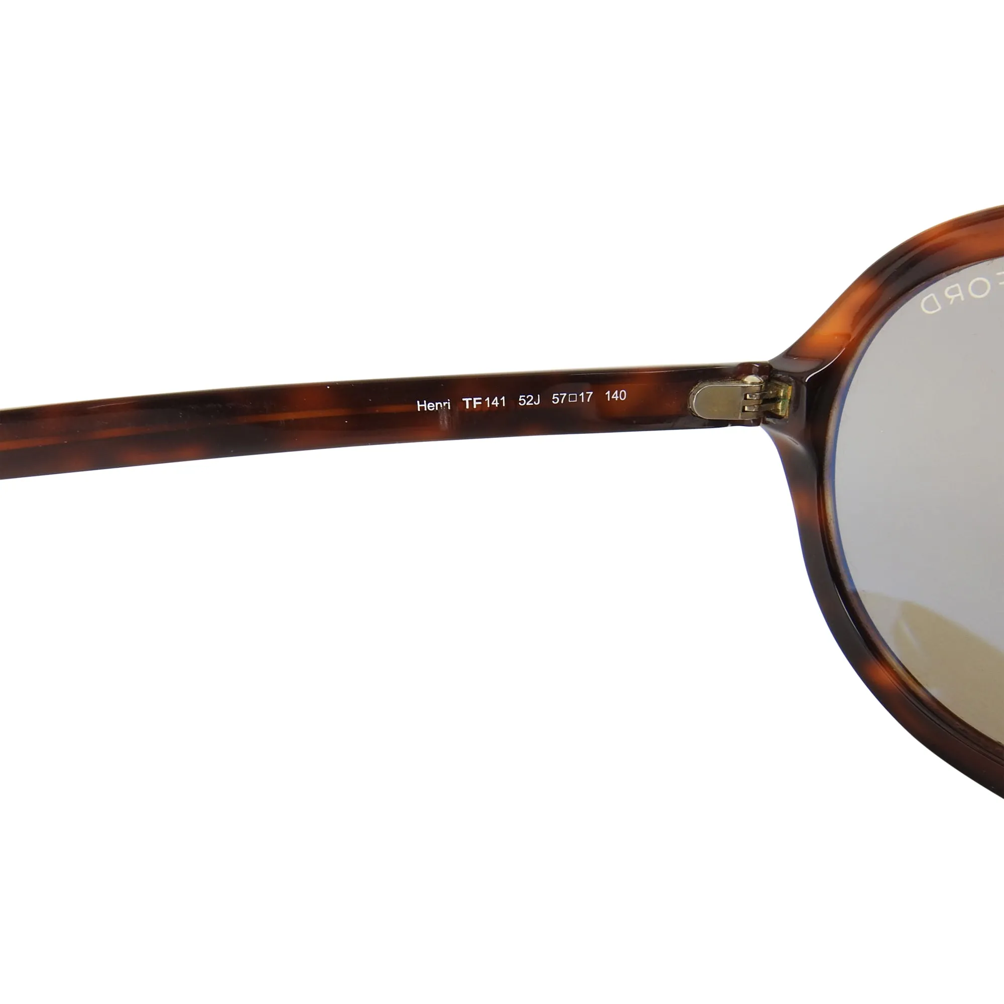 Tom Ford Henri Brown Tortoise Aviator TF-141.