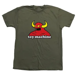 Toy Machine Monster Tee Light Olive