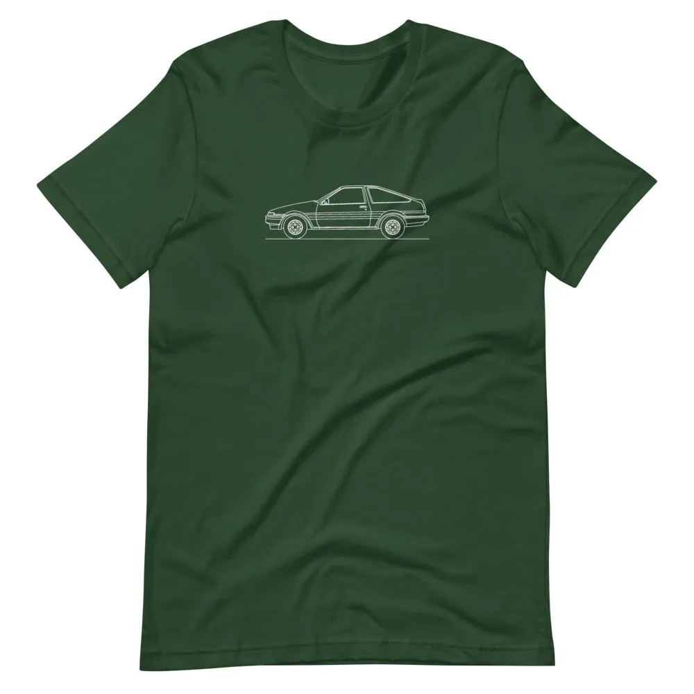 Toyota Corolla AE86 silhouette T-shirt