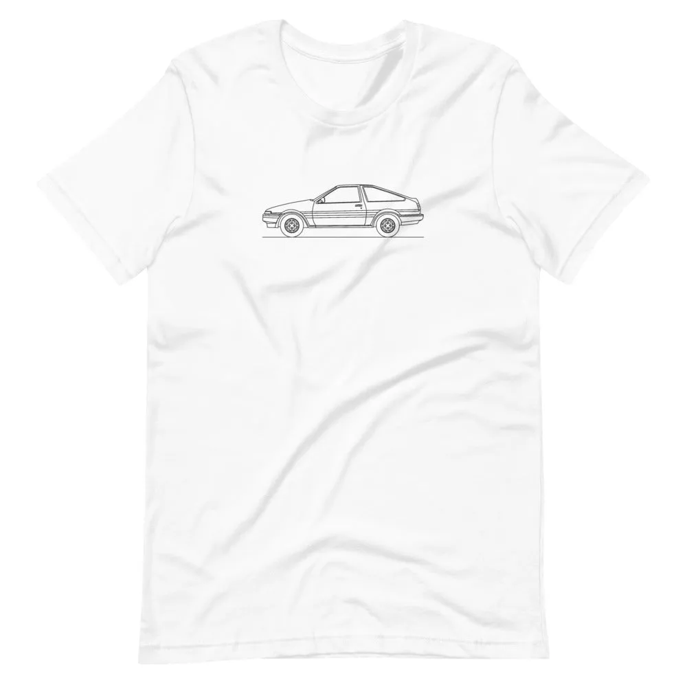 Toyota Corolla AE86 silhouette T-shirt
