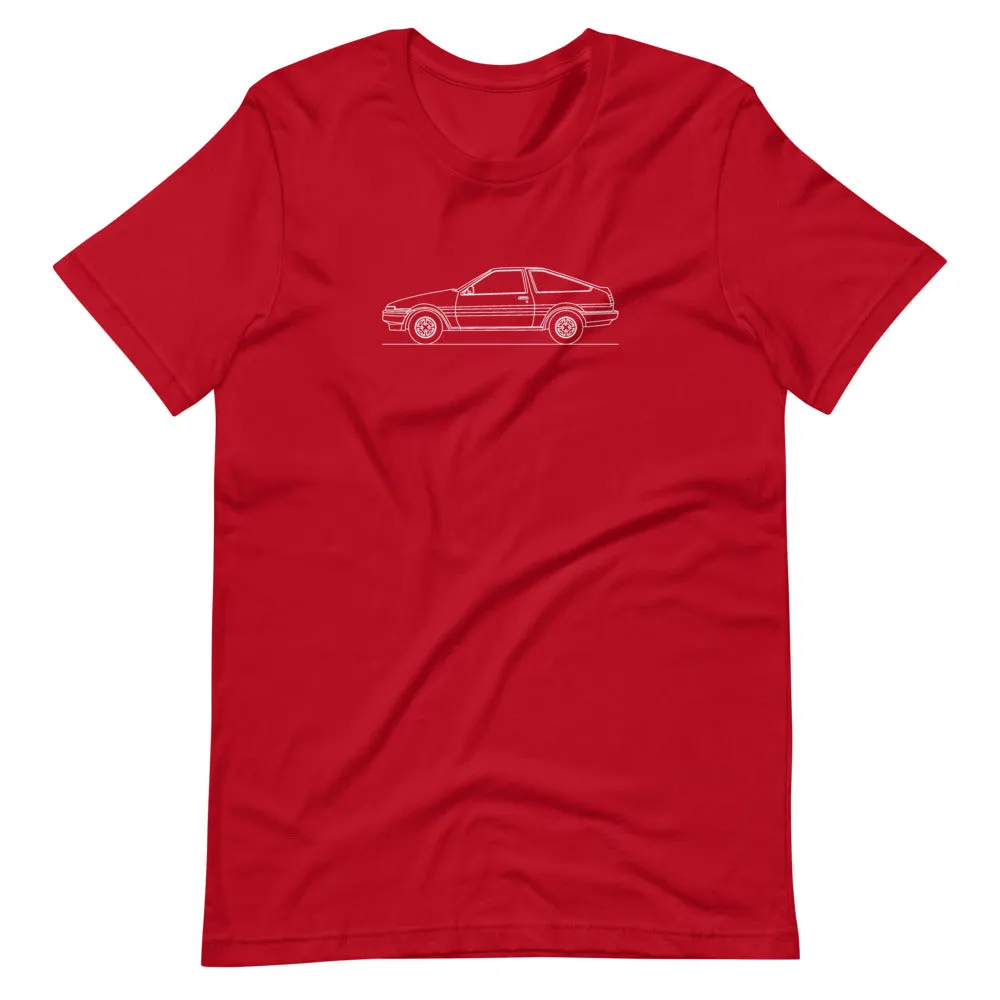 Toyota Corolla AE86 silhouette T-shirt