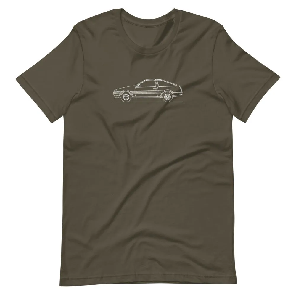 Toyota Corolla AE86 silhouette T-shirt