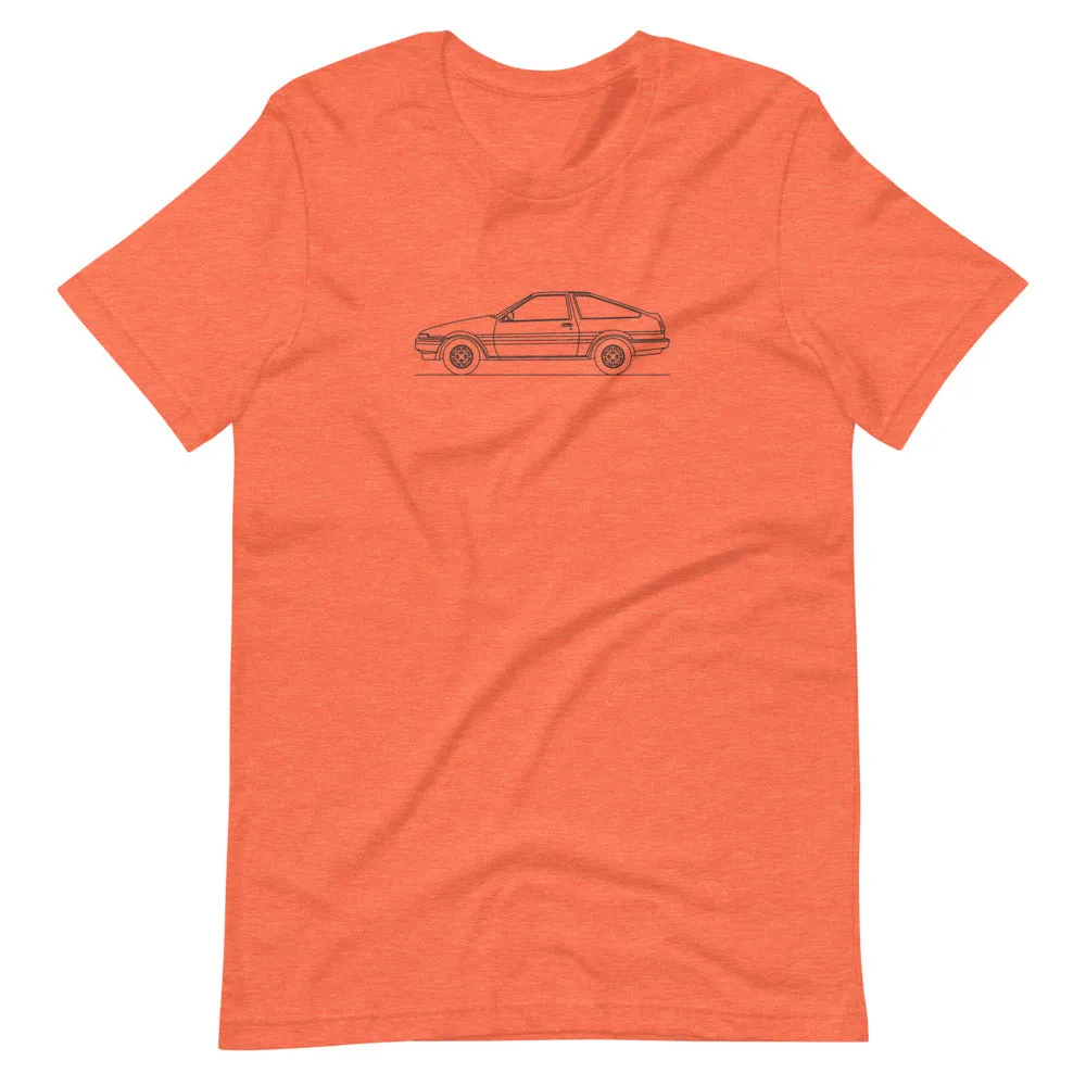 Toyota Corolla AE86 silhouette T-shirt