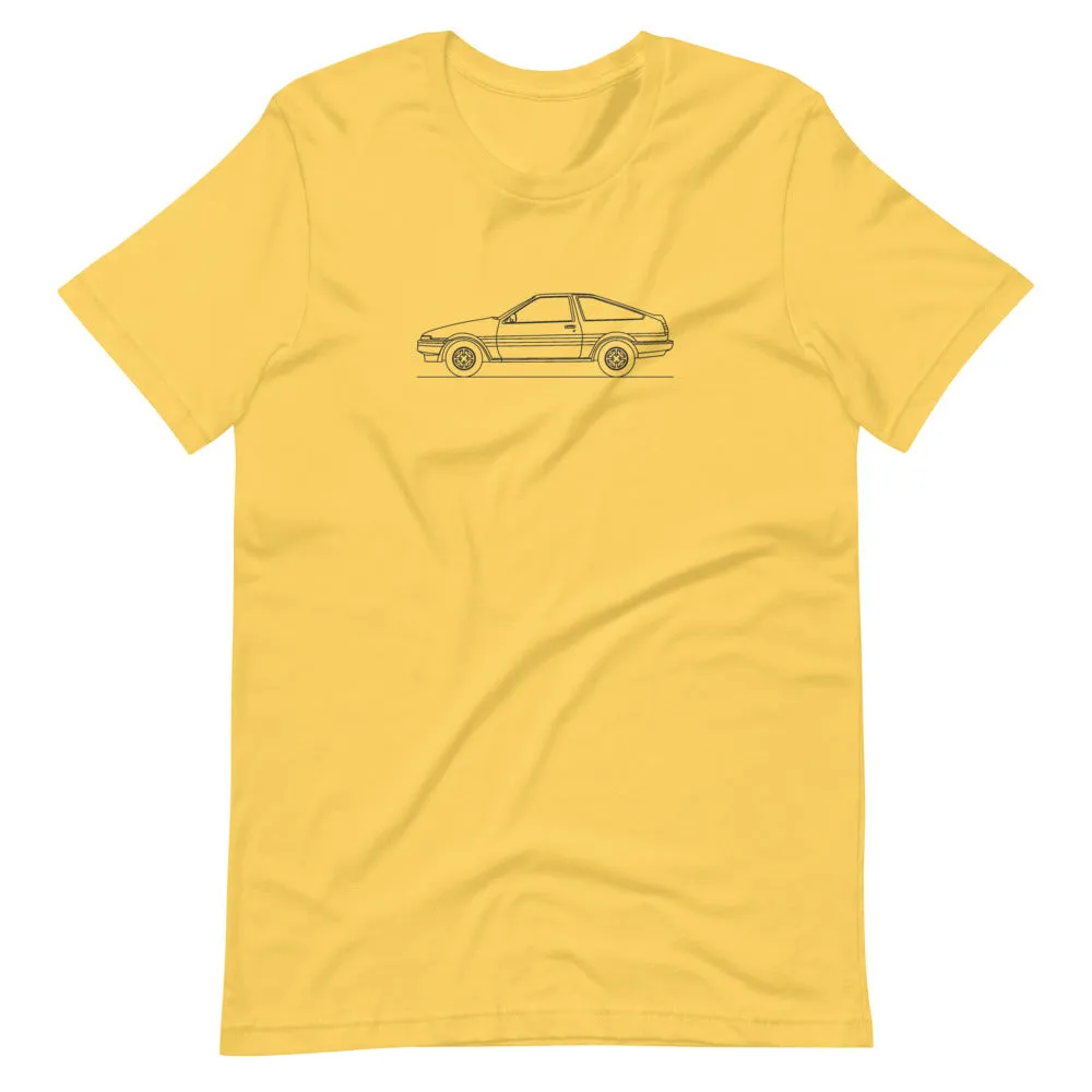 Toyota Corolla AE86 silhouette T-shirt