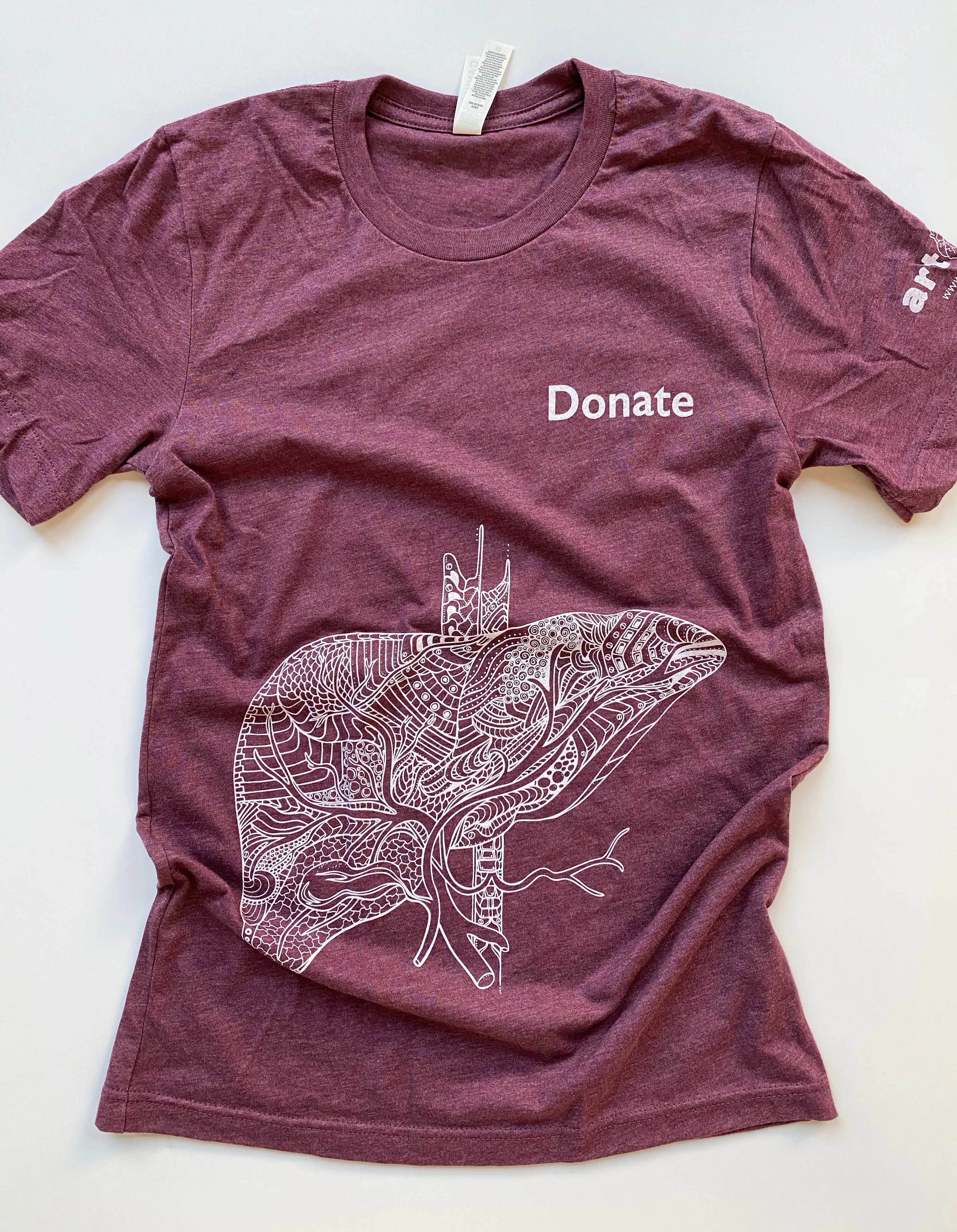 Transplant Awareness - Liver & Kidney Unisex T. Shirt