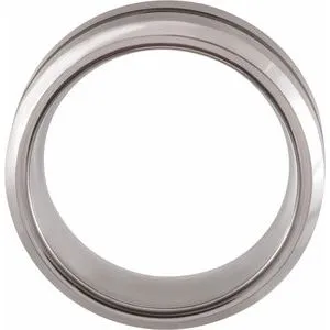 Tungsten Grooved Band with Satin Finish TAR52267 - 8 mm