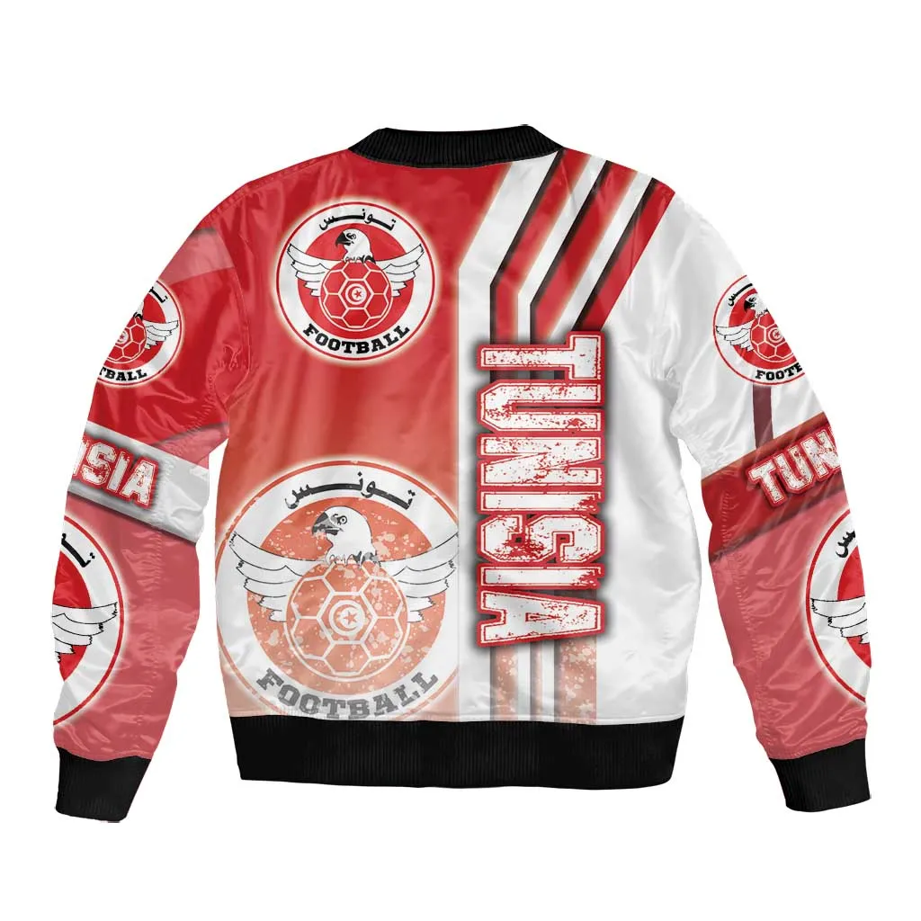 Tunisia Soccer Bomber Jacket Eagles of Carthage Football - Road To Champion DT03