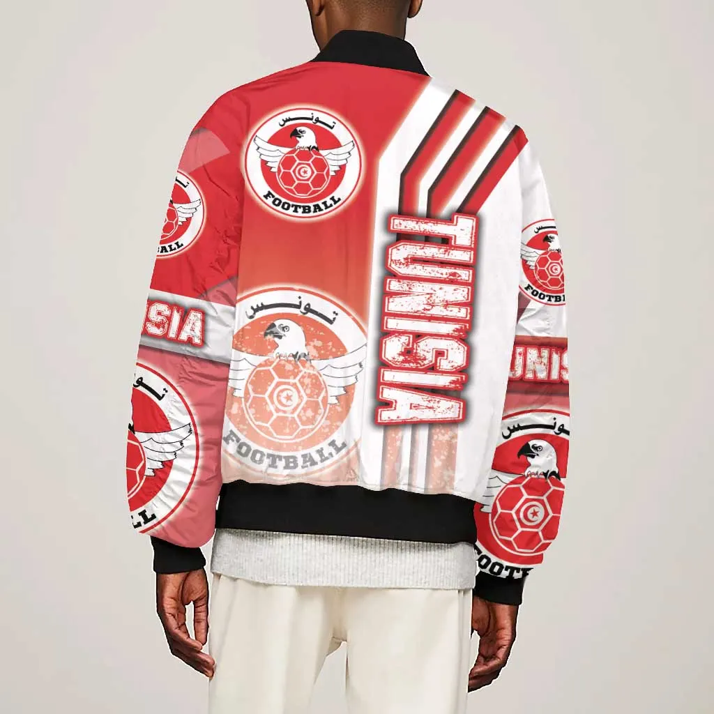 Tunisia Soccer Bomber Jacket Eagles of Carthage Football - Road To Champion DT03