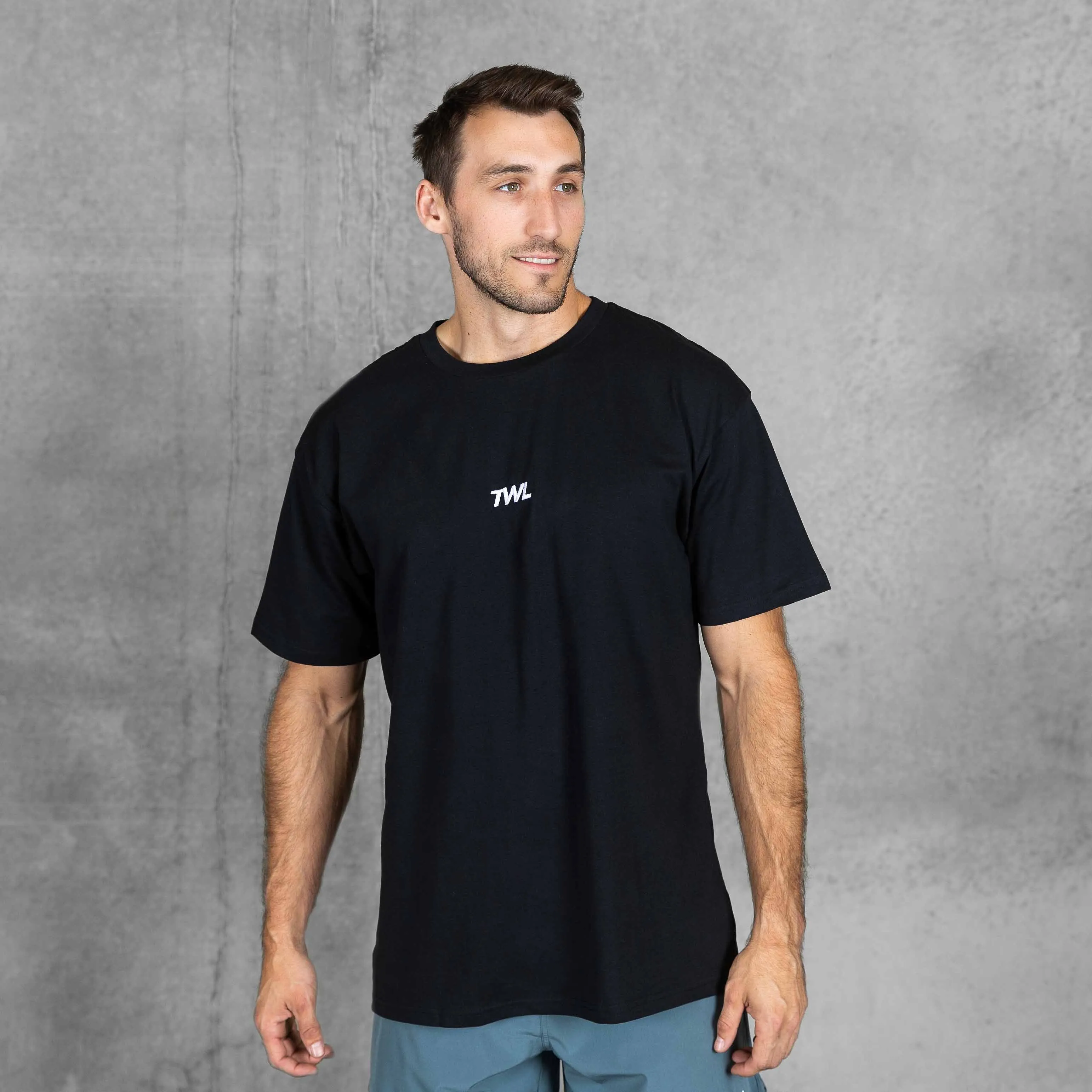 TWL - OVERSIZED T-SHIRT - BLACK/WHITE
