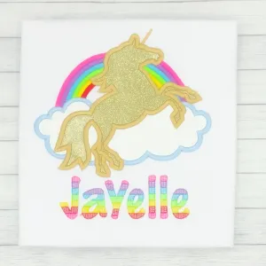 Unicorn Rainbow - Name Shirt