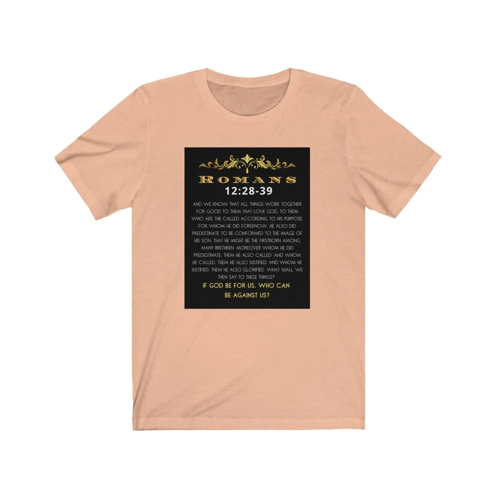 Unisex Jersey Short Sleeve Tee (Black Love Rocks Original Designs - Romans 8)