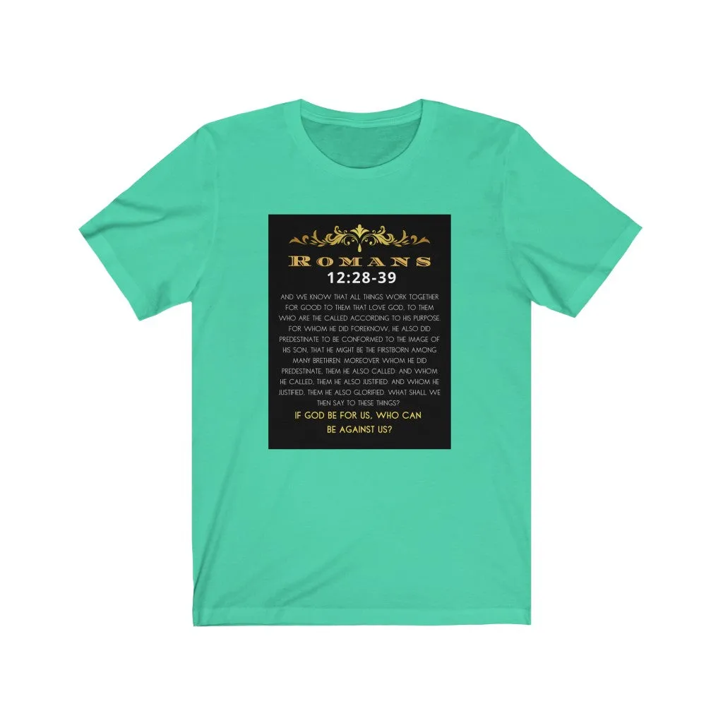 Unisex Jersey Short Sleeve Tee (Black Love Rocks Original Designs - Romans 8)