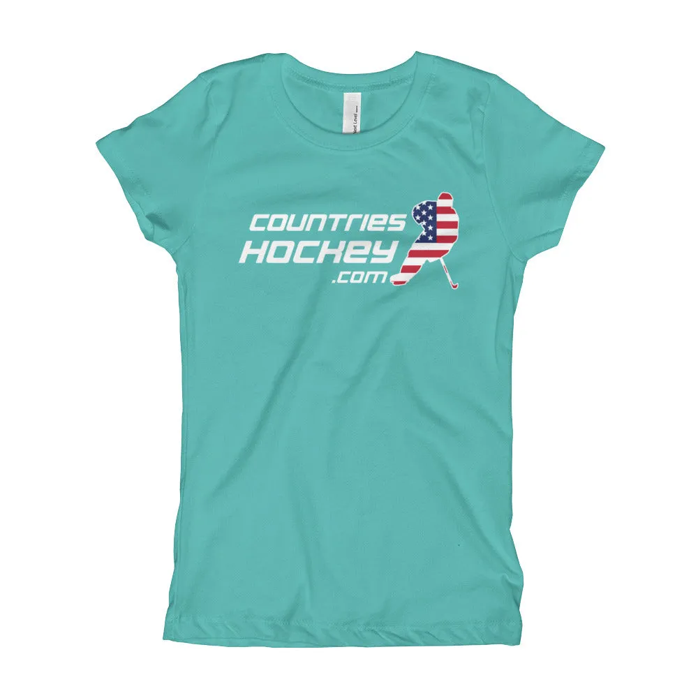 USA Skater Girl's T-Shirt