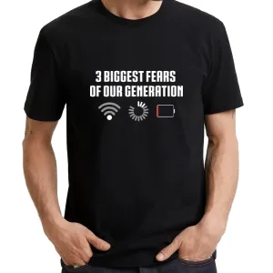 UT 3 BIGGEST FEARS OF OUR GENERATION Statement Unisex T-Shirt