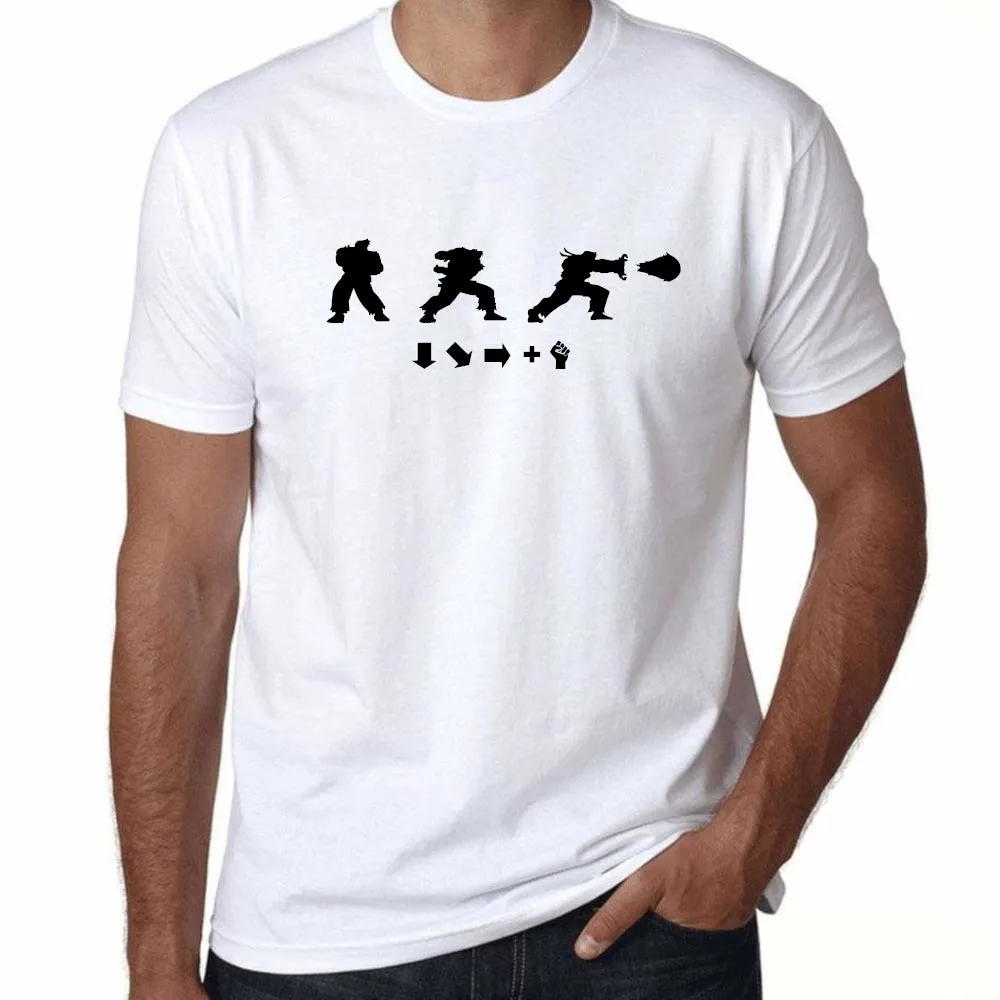 UT STREET FIGHTER RYU HADOUKEN STEPS Video Arcade Gaming Unisex T-Shirt