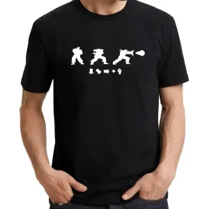 UT STREET FIGHTER RYU HADOUKEN STEPS Video Arcade Gaming Unisex T-Shirt