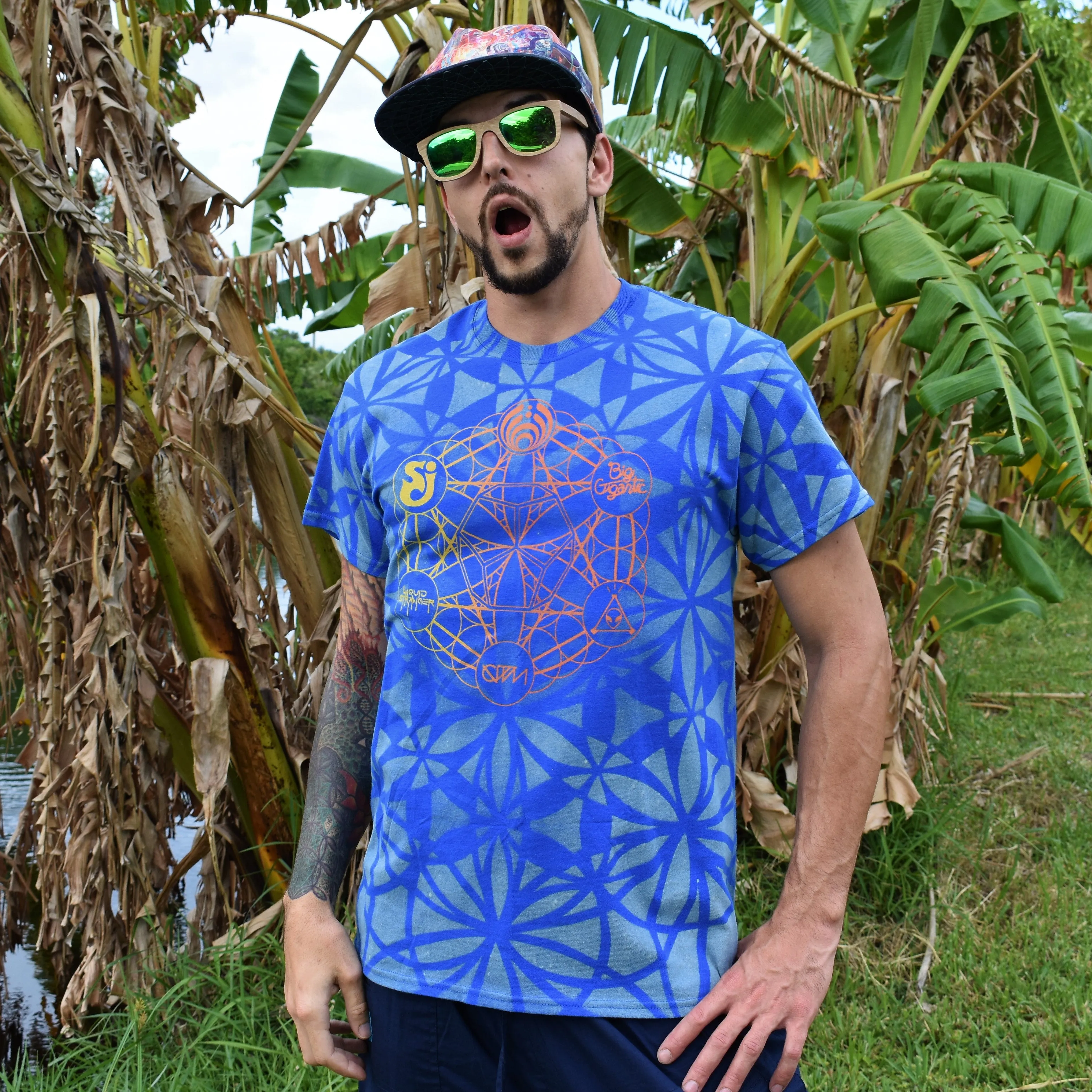 UV Reactive Forest Fam Lineup T-Shirt