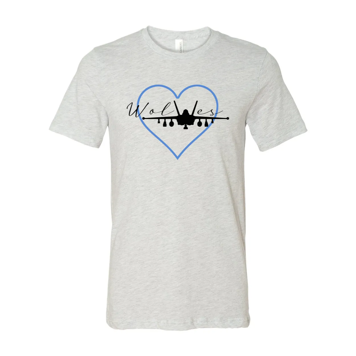 VAQ-142 Unisex 'WOLF HEART' Short Sleeve Tee