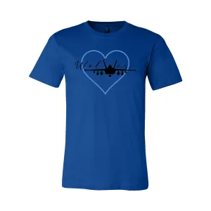 VAQ-142 Unisex 'WOLF HEART' Short Sleeve Tee