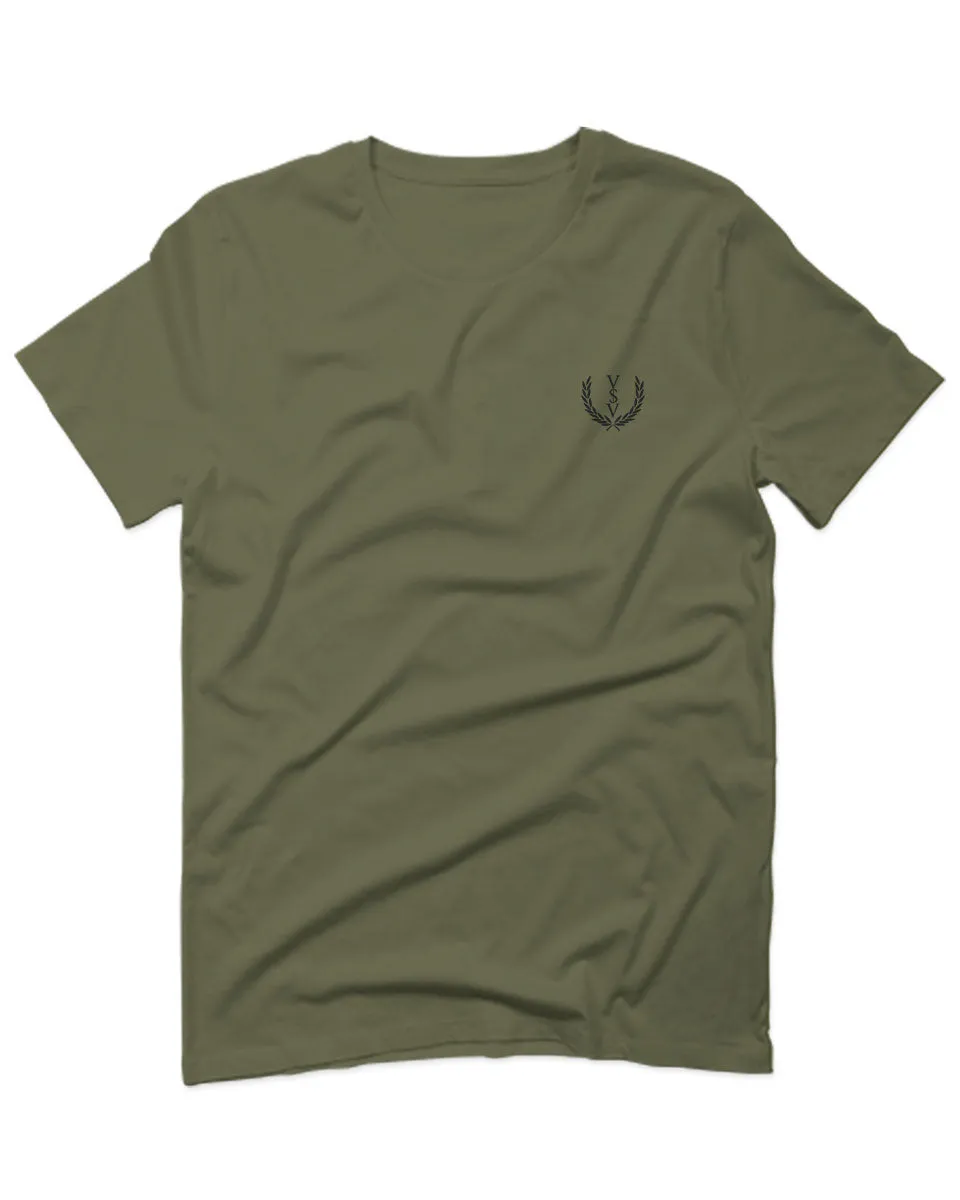 VICES AND VIRTUESS Cool Small Logo Seal Good Vibe For men T Shirt