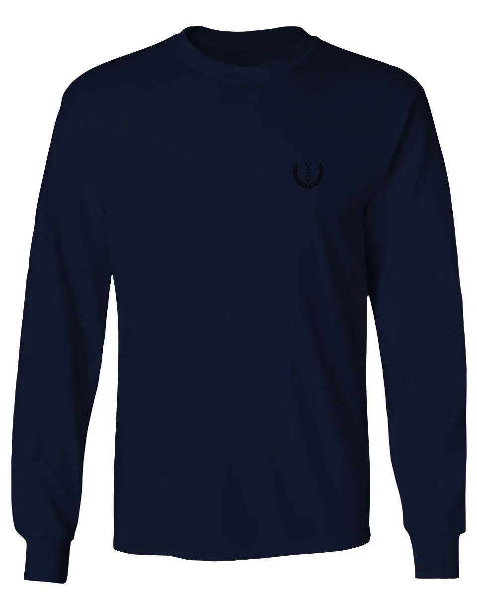 VICES AND VIRTUESS Cool Small Logo Seal Good Vibe mens Long sleeve t shirt